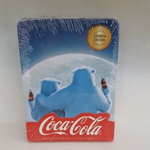 Coca-Cola Limited Edition Collectible Card Tin